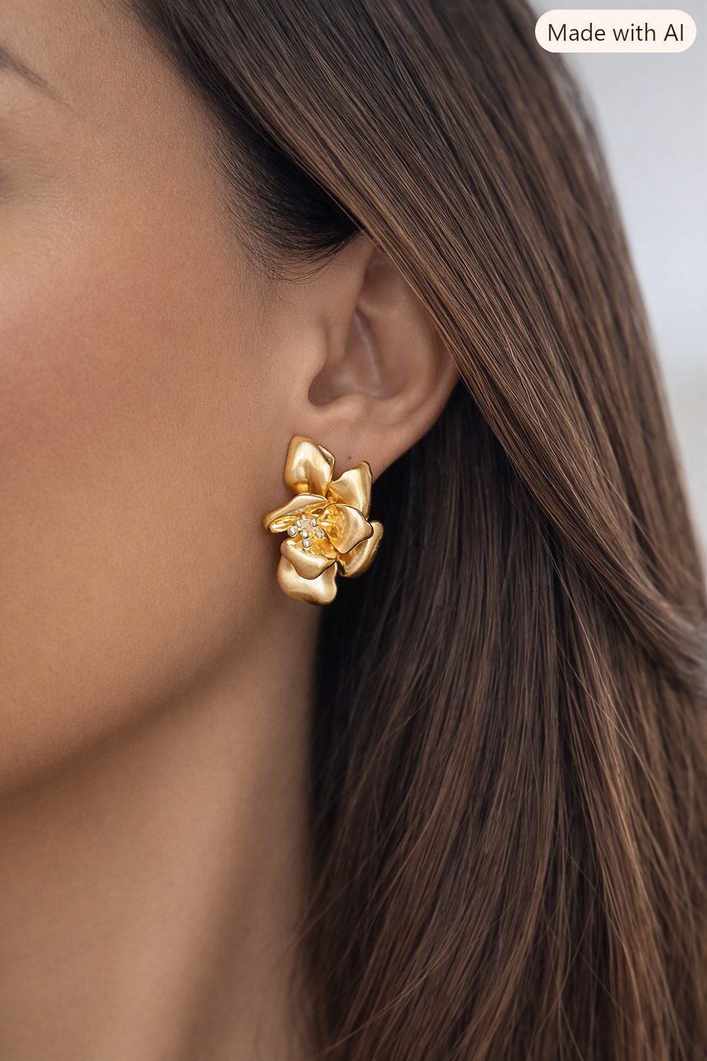 Brinco Flor Fosca