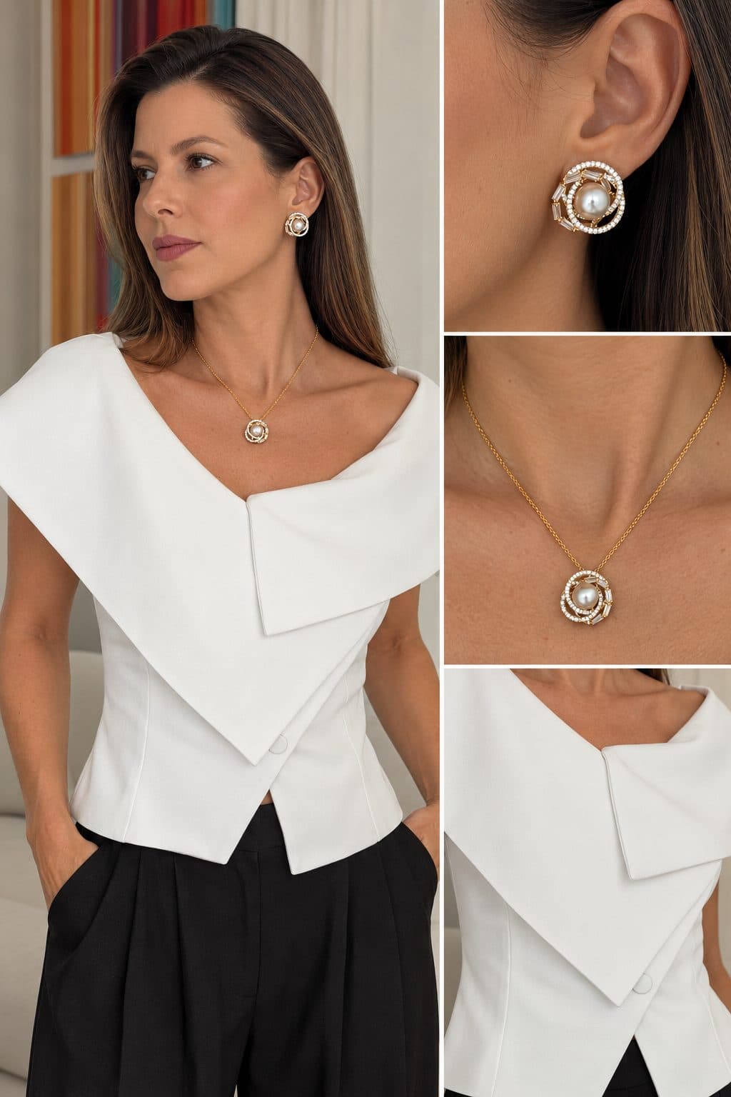 CONJUNTO ÉCLAT PÉROLA